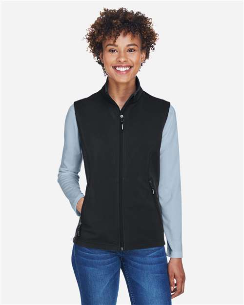 CORE365 CE701W - Women's Cruise Two-Layer Fleece Bonded Soft Shell Vest