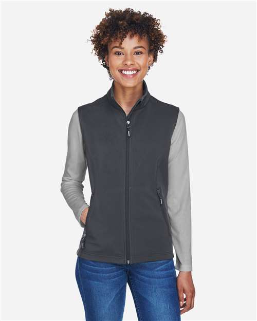 CORE365 CE701W - Women's Cruise Two-Layer Fleece Bonded Soft Shell Vest