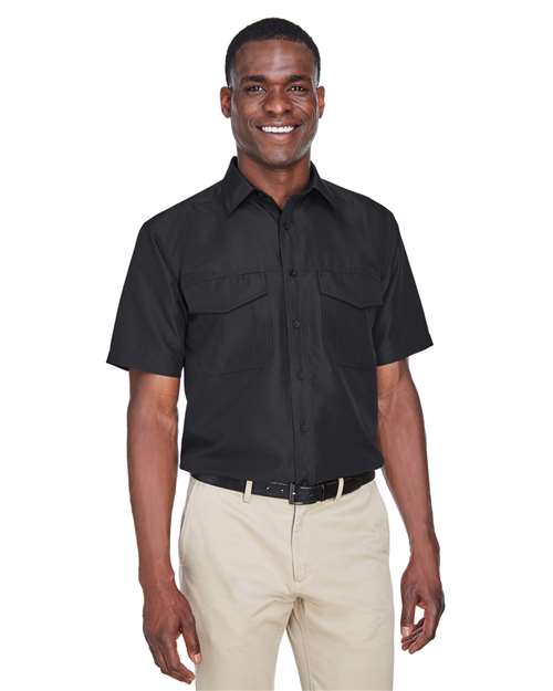 Harriton M580 - Men's Key West Short Sleeve Performance Staff Shirt