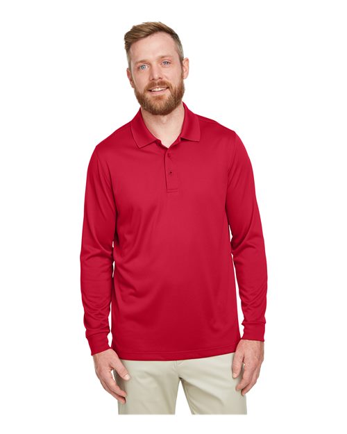 Harriton M348L - Men's Advantage Snag Protection Plus IL Long Sleeve Polo