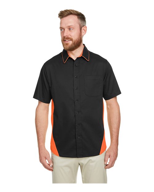 Harriton M586T - Men's Tall Flash IL Colorblock Shirt