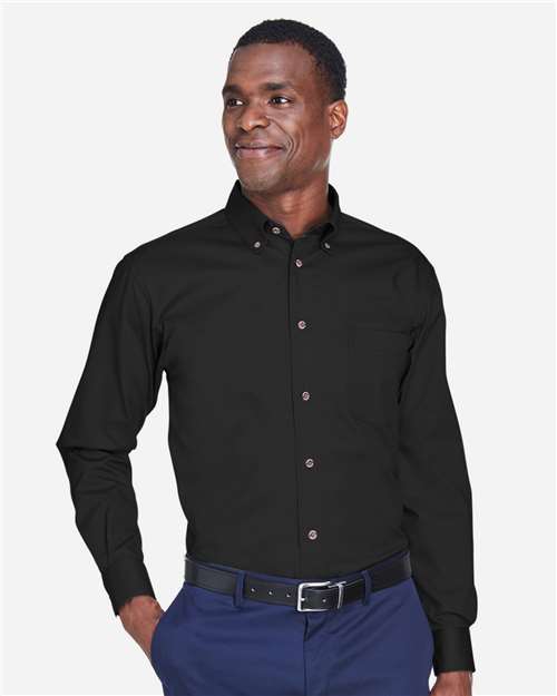 Harriton M500T - Men's Tall Easy Blend™ Twill Dress Shirt