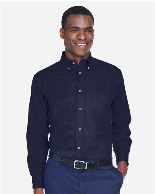 Harriton M500T - Men's Tall Easy Blend™ Twill Dress Shirt