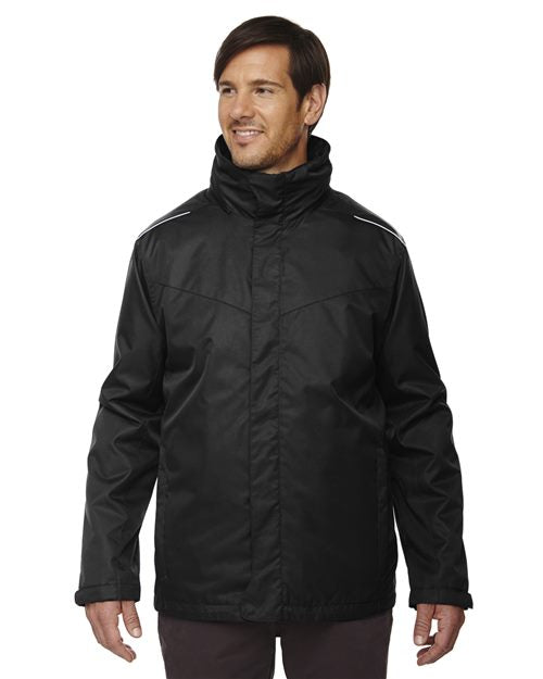 CORE365 88205T - Men's Tall Region 3-in-1 Jacket with Fleece Liner