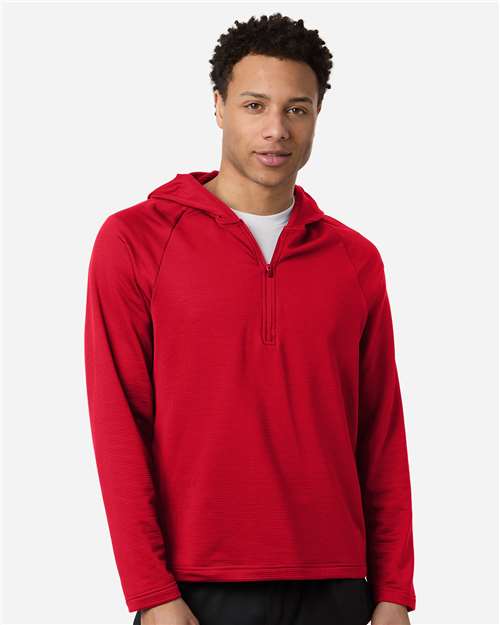 Team 365 TT200 - Men's Qualify Quarter-Zip Hooded Pullover