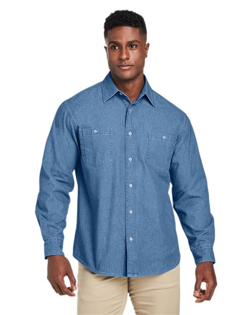 Harriton M540 - Unisex Denim Shirt Jacket