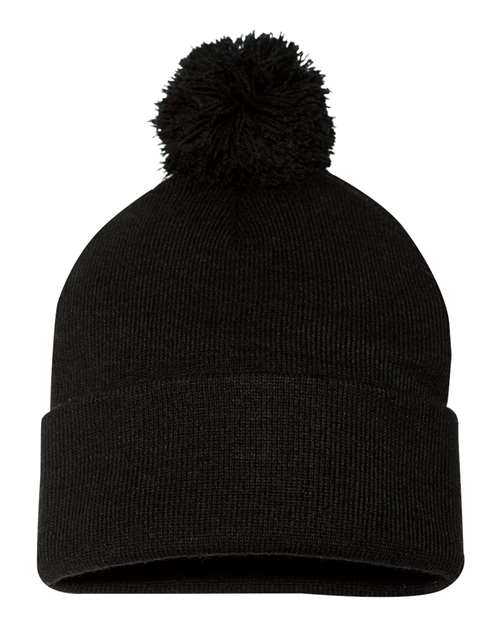 Sportsman SP15 - 12" Pom-Pom Cuffed Beanie