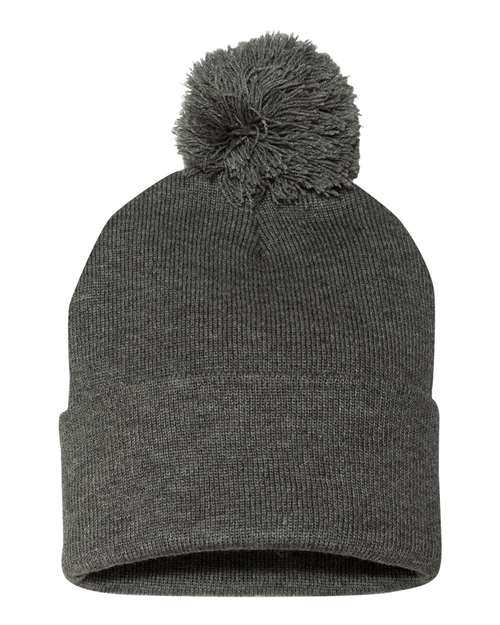 Sportsman SP15 - 12" Pom-Pom Cuffed Beanie