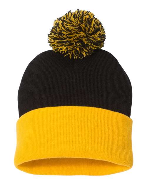 Sportsman SP15 - 12" Pom-Pom Cuffed Beanie