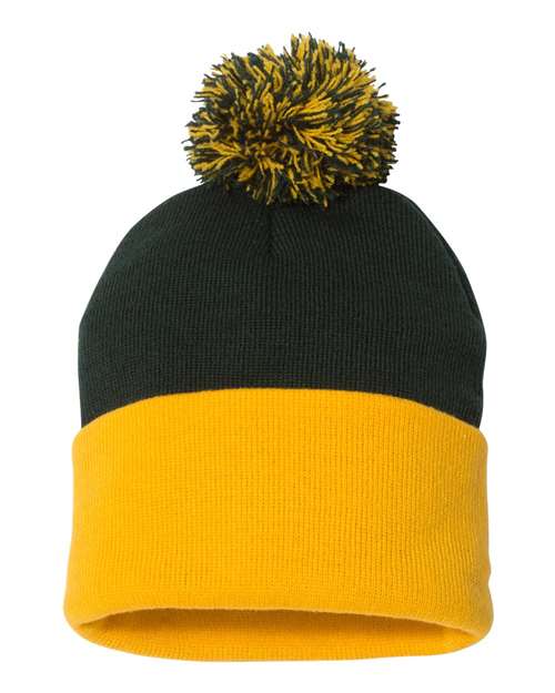Sportsman SP15 - 12" Pom-Pom Cuffed Beanie