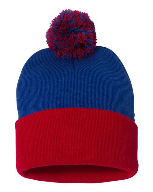Sportsman SP15 - 12" Pom-Pom Cuffed Beanie