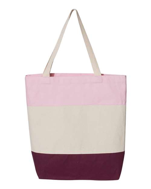 Q-Tees Q125900 - 11L Tri-Color Tote