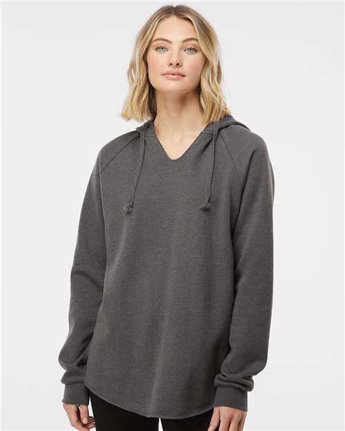 Independent Trading Co. PRM2500 - Women’s Lightweight California Wave Wash Hooded Sweatshirt