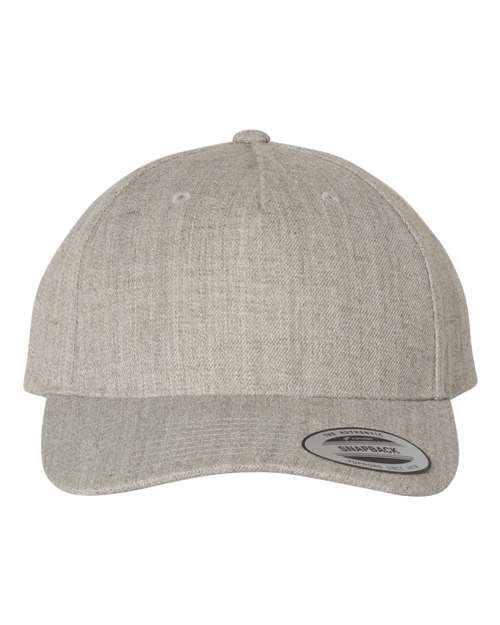 YP Classics 5789M - Premium Five-Panel Curved Bill Snapback Cap