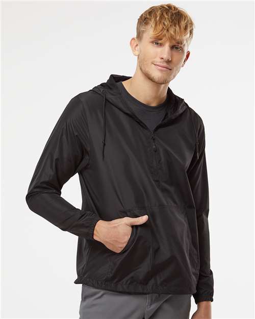 Independent Trading Co. EXP54LWP - Unisex Lightweight Quarter-Zip Windbreaker Pullover Jacket