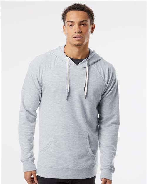 Independent Trading Co. SS1000 - Unisex Icon Lightweight Loopback Terry Hooded Sweatshirt
