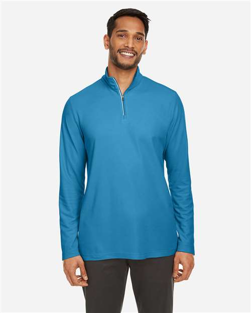 CORE365 CE405 - Men's Fusion ChromaSoft™ Pique Quarter-Zip Pullover