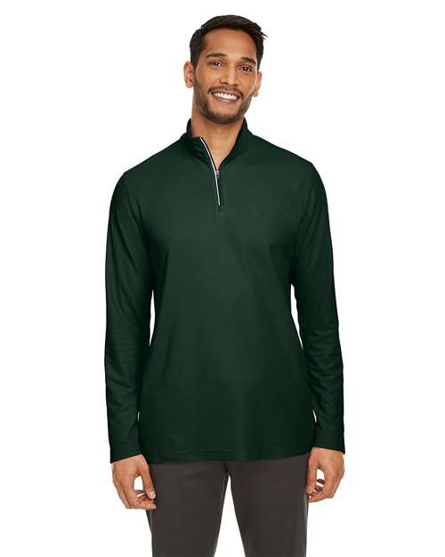 CORE365 CE405 - Men's Fusion ChromaSoft™ Pique Quarter-Zip Pullover