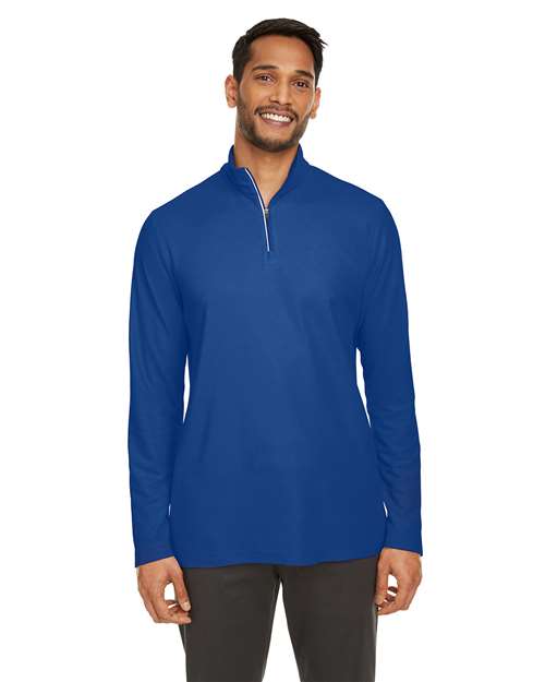 CORE365 CE405 - Men's Fusion ChromaSoft™ Pique Quarter-Zip Pullover