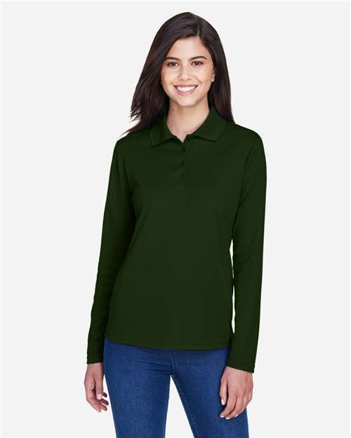 CORE365 78192 - Women's Pinnacle Performance Long Sleeve Piqué Polo