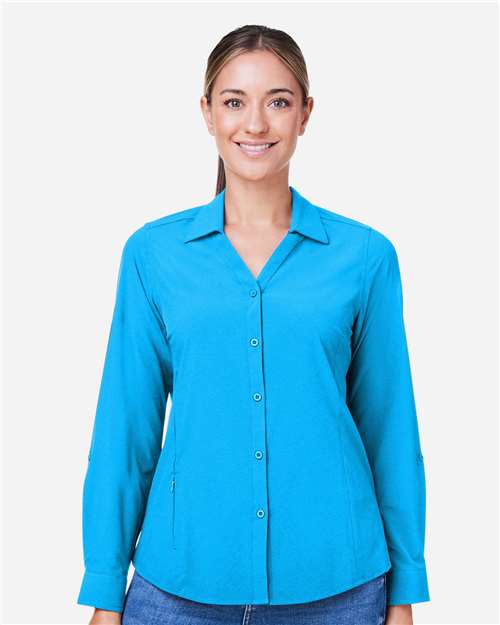 CORE365 CE510LW - Women's Ultra UVP® Marina Shirt