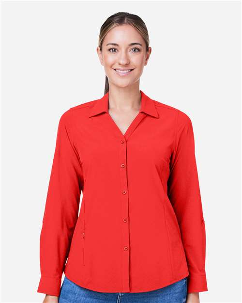 CORE365 CE510LW - Women's Ultra UVP® Marina Shirt