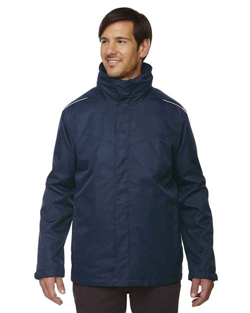CORE365 88205T - Men's Tall Region 3-in-1 Jacket with Fleece Liner