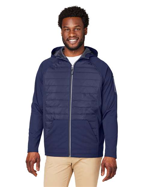 CORE365 CE808 - Unisex Techno Lite Hybrid Hooded Jacket