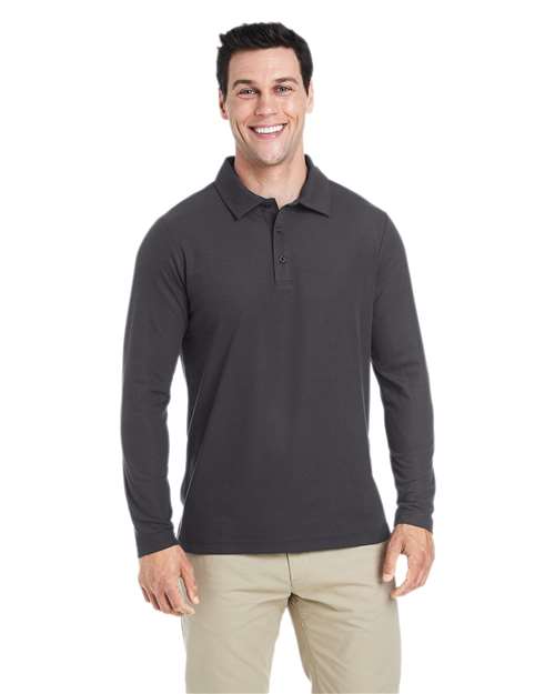 CORE365 CE112L - Men's Fusion ChromaSoft™ Long Sleeve Pique Polo