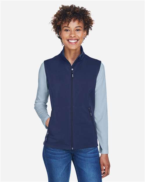 CORE365 CE701W - Women's Cruise Two-Layer Fleece Bonded Soft Shell Vest