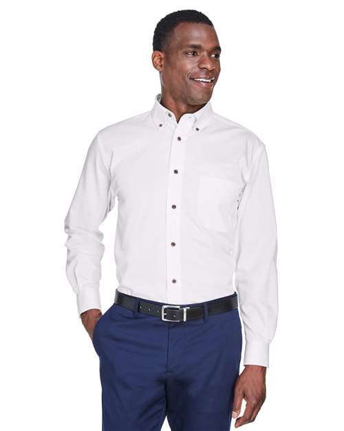 Harriton M500 - Men's Easy Blend™ Twill Shirt