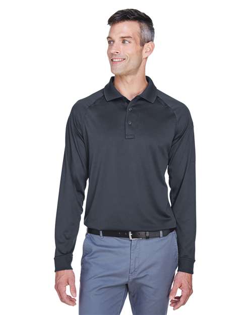 Harriton M211L - Men's Advantage Long Sleeve Tactical Polo