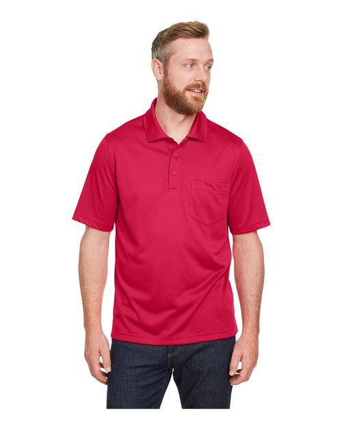 Harriton M348P - Men's Advantage Snag Protection Plus IL Pocket Polo