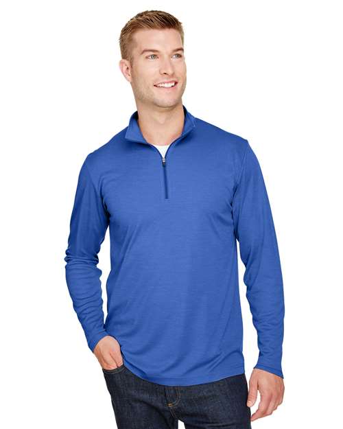 Team 365 TT31H - Men's Zone Sonic Heather Performance Quarter-Zip Pullover