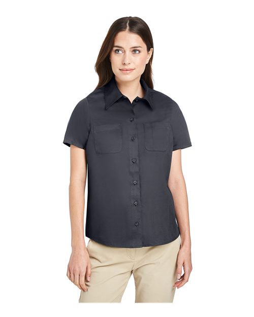 Harriton M585W - Women's Advantage IL Short Sleeve Dress Shirt