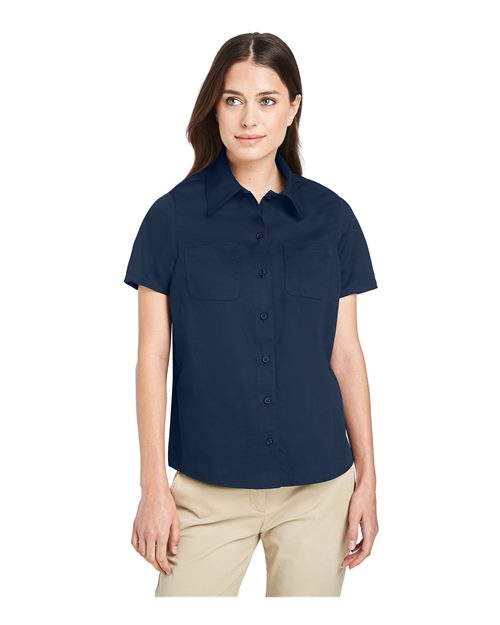 Harriton M585W - Women's Advantage IL Short Sleeve Dress Shirt