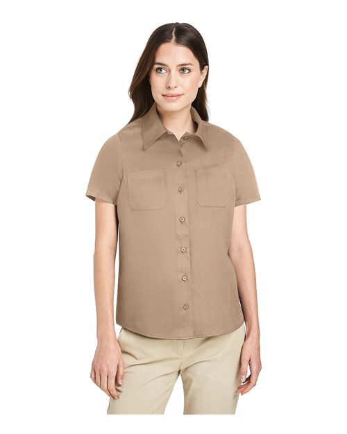 Harriton M585W - Women's Advantage IL Short Sleeve Dress Shirt