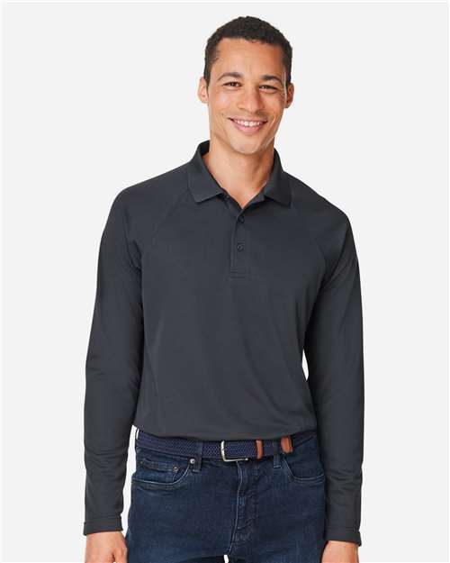 Harriton M208L - Men's Charge Snag and Soil Protect Long Sleeve Polo
