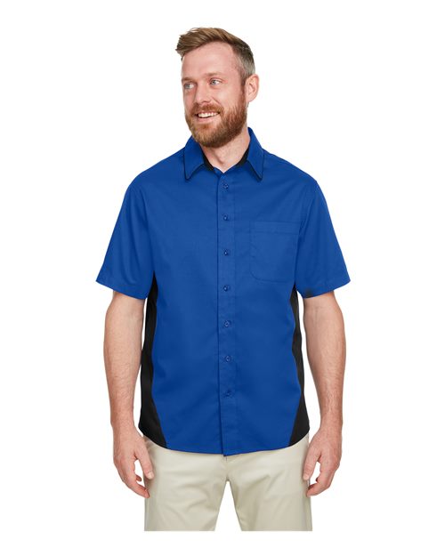 Harriton M586T - Men's Tall Flash IL Colorblock Shirt