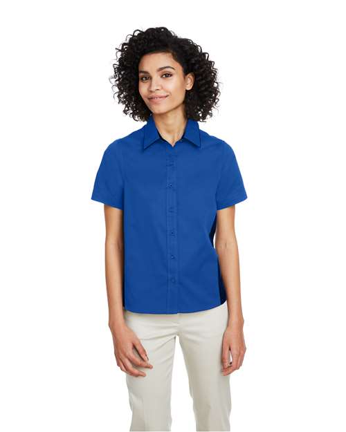 Harriton M586W - Women's Flash IL Colorblock Shirt