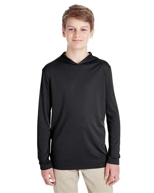 Team 365 TT41Y - Youth Zone Performance Hooded T-Shirt