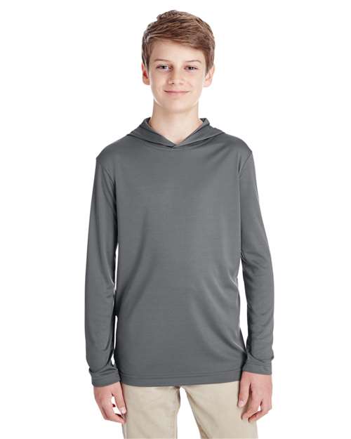 Team 365 TT41Y - Youth Zone Performance Hooded T-Shirt