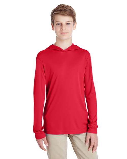 Team 365 TT41Y - Youth Zone Performance Hooded T-Shirt