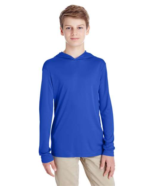 Team 365 TT41Y - Youth Zone Performance Hooded T-Shirt