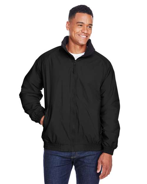 Harriton M740 - Unisex Fleece Lined Nylon Jacket