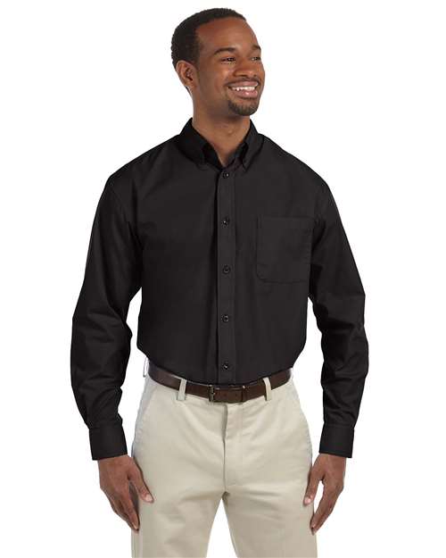 Harriton M510 - Men's Essential Poplin
