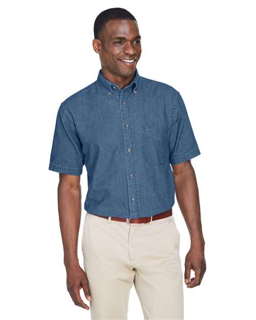 Harriton M550S - Men's Denim Shirt