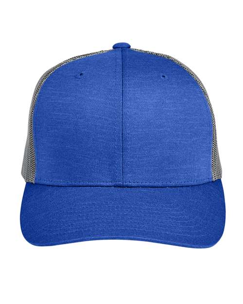 Team 365 TT802Y - Youth Zone Sonic Heather Trucker Cap by Yupoong