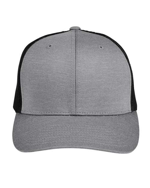 Team 365 TT802 - Zone Sonic Heather Trucker Cap by Yupoong