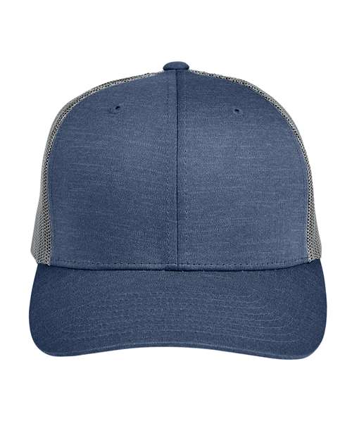 Team 365 TT802 - Zone Sonic Heather Trucker Cap by Yupoong